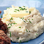 Healthier Holiday Mashed Potatoes - Mock Garlic Mashed Potatoes Recipe
