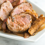 Roasted Pork Tenderloin With Apples Healthier Alternative To Honey Baked Ham
